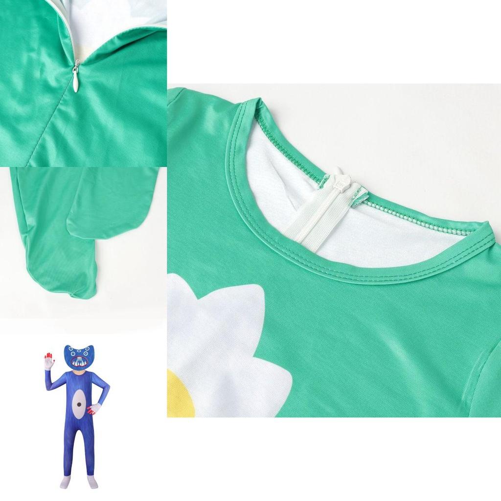 Authentic Poppy Playtime Huggy Wuggy Cosplay Costume For Kids Halloween Outfit Xmas