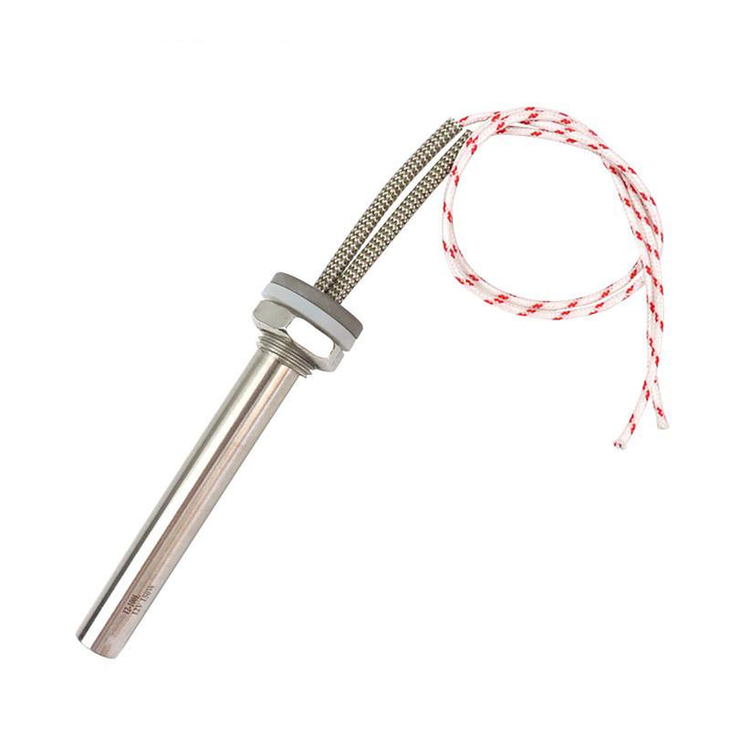 12V 24V Topný prvek DC Patronový ohřívač M16 Nerezová ocel Trubkový topný článek/Tyč pro ohřev vody 100W/150W/200W/300W