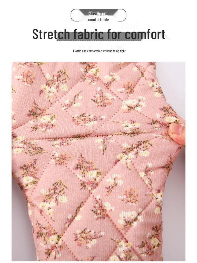 2025 Autumn/Winter Plus Velvet Thickened Cotton Jacket for Middle-Aged & Elderly Women – Warm Padded Outerwear