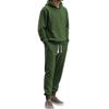 Men's 2 Piece Outfits Knit Jacquard Pullover Sweatshirt Tracksuit & Joggers Sweatpants Sweatsuit Sets with Pockets