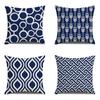 Nordic Geometric Decorative Pillow Sofa Cushion Cover Modern Home Decor Square Pillowcase Peach Skin Pillowcase