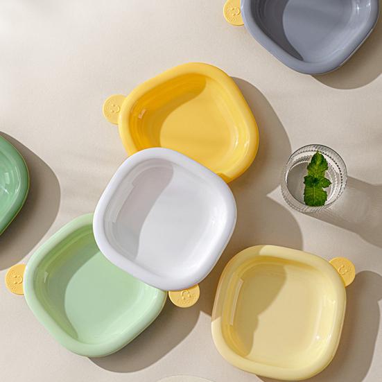 4 Stück/Set Spucknapf Snackschale Haushalt Esstisch Müllteller Party Abendessen Geschirr Stapelbare Obstteller