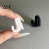 Outdoor String Light Clips Clips, Black Plastic Organize Hooks, Snap on Cable Weather Resistant Snap-on Fasteners for Garden Backyard Decoration Cord