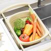 Foldable Bottom Fruit Vegetable Washing Basket Large Capacity Collapsible Colander  Tableware