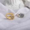Temperament Retro Punk Korean Girls Women Open Ring Fashion Jewelry Copper Finger Rings