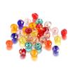 DIY Jewelry Craft Kit: Transparent 3-8mm Glass Beads, Rice, Diamond, Crystal Cuts, Lantern Shapes, Spacer Beads - Perfect For Accessory Making