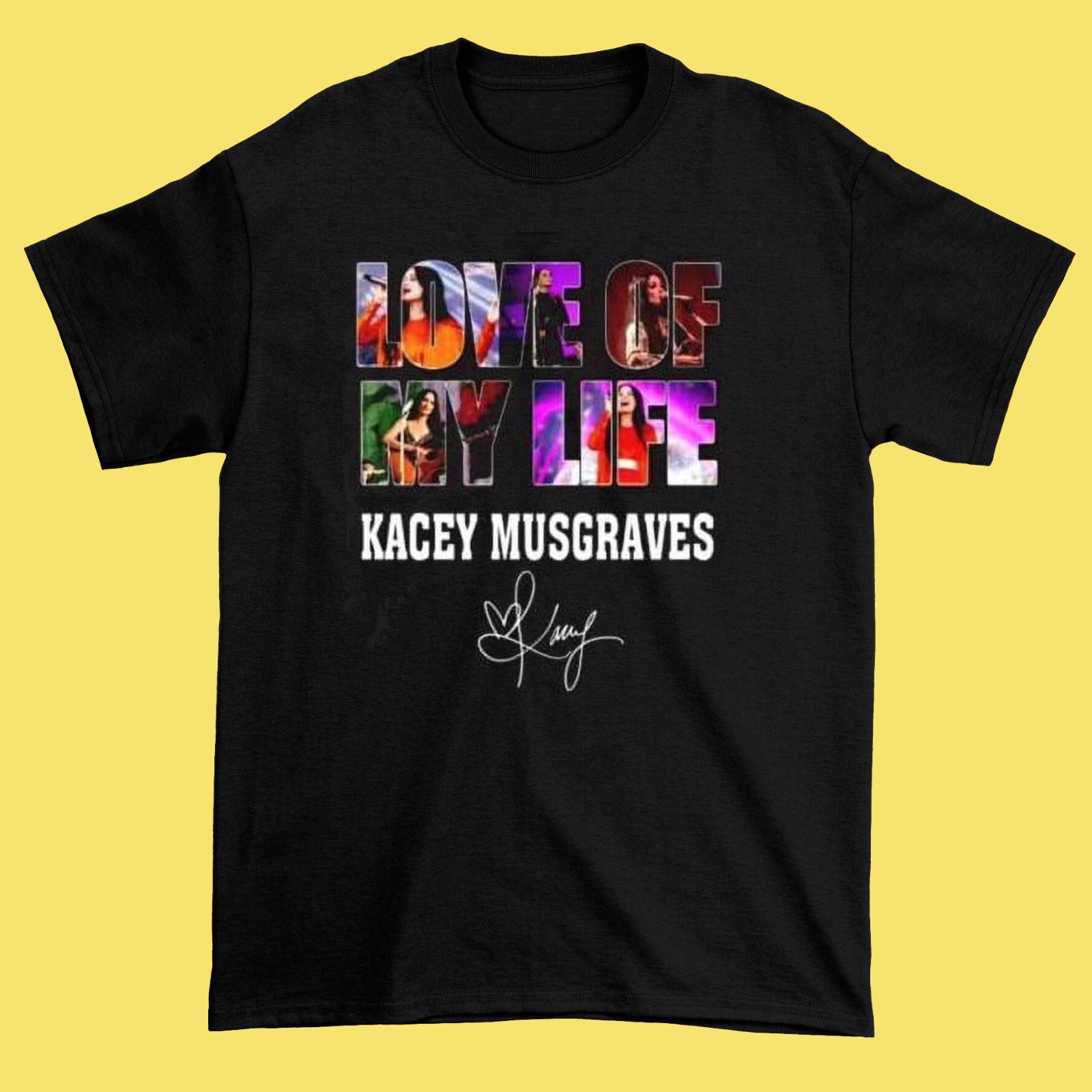 Kacey Musgraves Black Cotton Shirt Full size S-5XL BS1957 XXXL