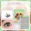 60/90/100/120 Eyelashes No Glue Fake Lashes Extensions Reusable Eyelashes Glue-Free False Eyelashes Individual Lashes Makeup