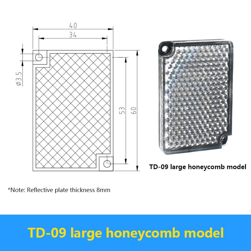 

Фотоэлемент Датчик Td Зеркальная отражательная пластина Td-02 Td-03 Td-05 Td-06 Td-08 Td-09 Фотоэлектрический выключатель