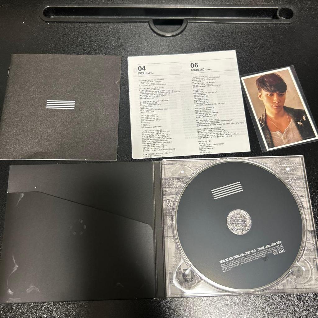 [USED] BIGBANG MADE FULL First CD Trading Card Seungri VI