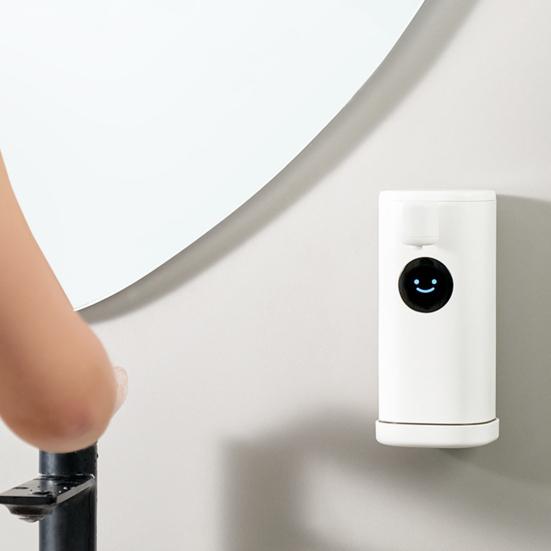 Automatic Foaming Soap Dispenser 350ml Rechargeable Soap Dispenser with 20-Second LED Timer Touchless Smart Hand Soap Dispenser