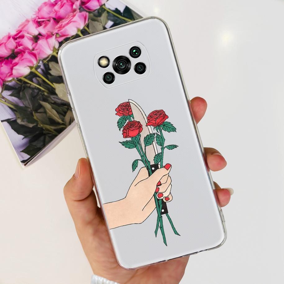 For Xiaomi Poco X3 Pro Phone Case Soft Silicon TPU Shockproof Coque For Poco X3 PocoX3 X 3 NFC Back Cover Bumper Astronaut Funda
