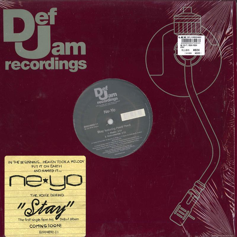 

12inch Record NE-YO - Stay B000489211 DEF JAM 2005 US Rap & Hip-Hop/R&B Used