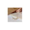 Collier - Plein - Trèfle à Quatre Feuilles - Diamant - Argenté - Femme