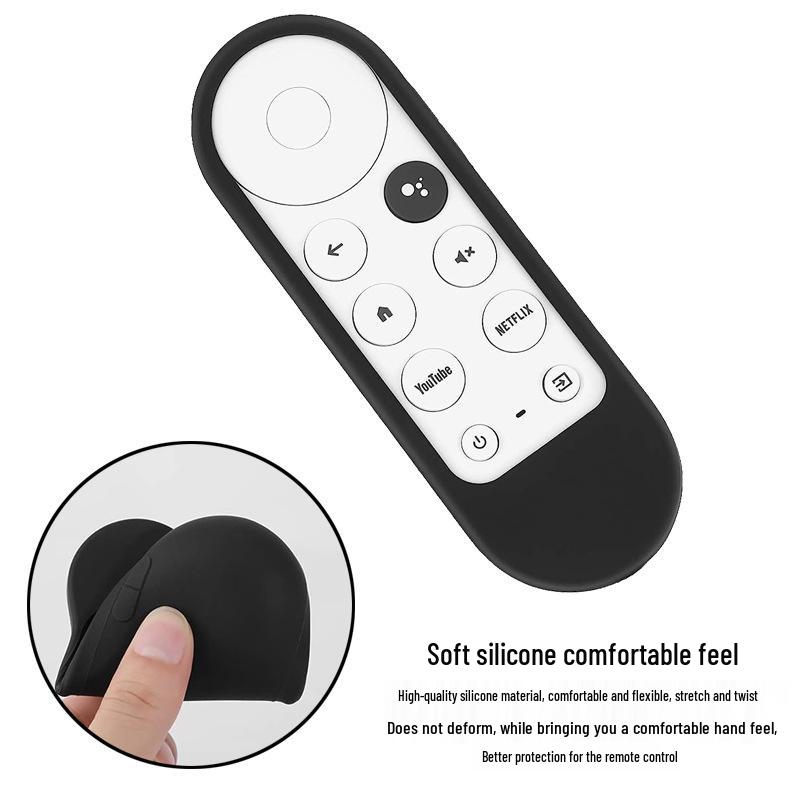 Shockproof & Washable Silicone Protective Cover for Google TV Remote