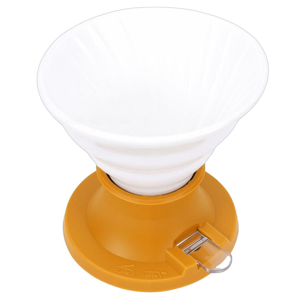 Pour Over Coffee Dripper Heat Proof Portable Ceramic Immersion Dripper for Manual Brew Maker