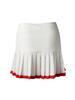 MILES AND MILES AND MILES Pleated Skirt_White
