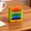 Portable Weekly 7 Days Pill Box Colorful Design Stackable 4 Times A Day Medicine Storage Dispenser Plastic Pill Organizer Boxes