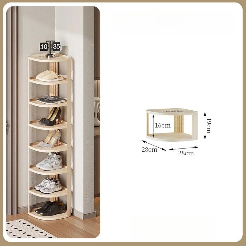Многоуровневая полка для обуви Компактный шкаф для обуви для дома общежития и узких входов Экономящая пространство вешалка для обуви Экономичный органайзер для хранения 4498₽