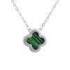 Stříbrný náhrdelník s malachitem (2133599)