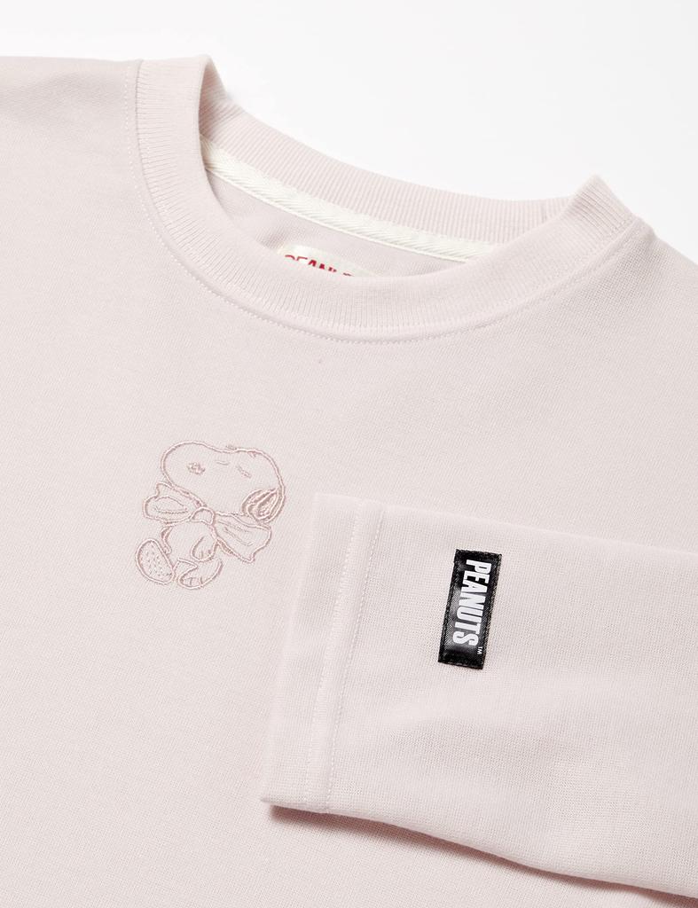 Zestaw piżamy Snoopy Dziewczęcy Kartonowy Piżama z długim rękawem Zestaw topu i dołu Odzież domowa T-shirt 15115850110110 Różowy 110 [Peanuts]