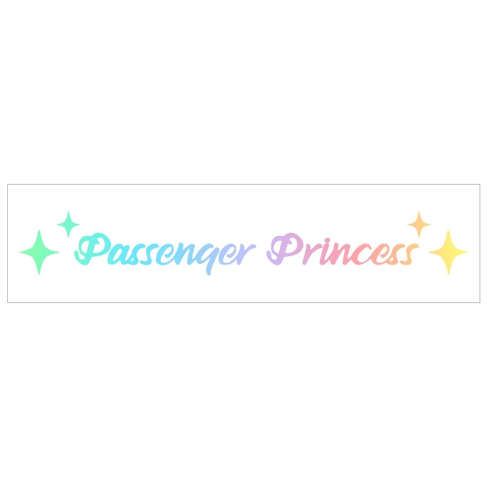 Passagerare Princess Star Bilspegeldekaler Dekoration Backspegel Bilfordon Vinyldekaldekal Interiörtillbehör