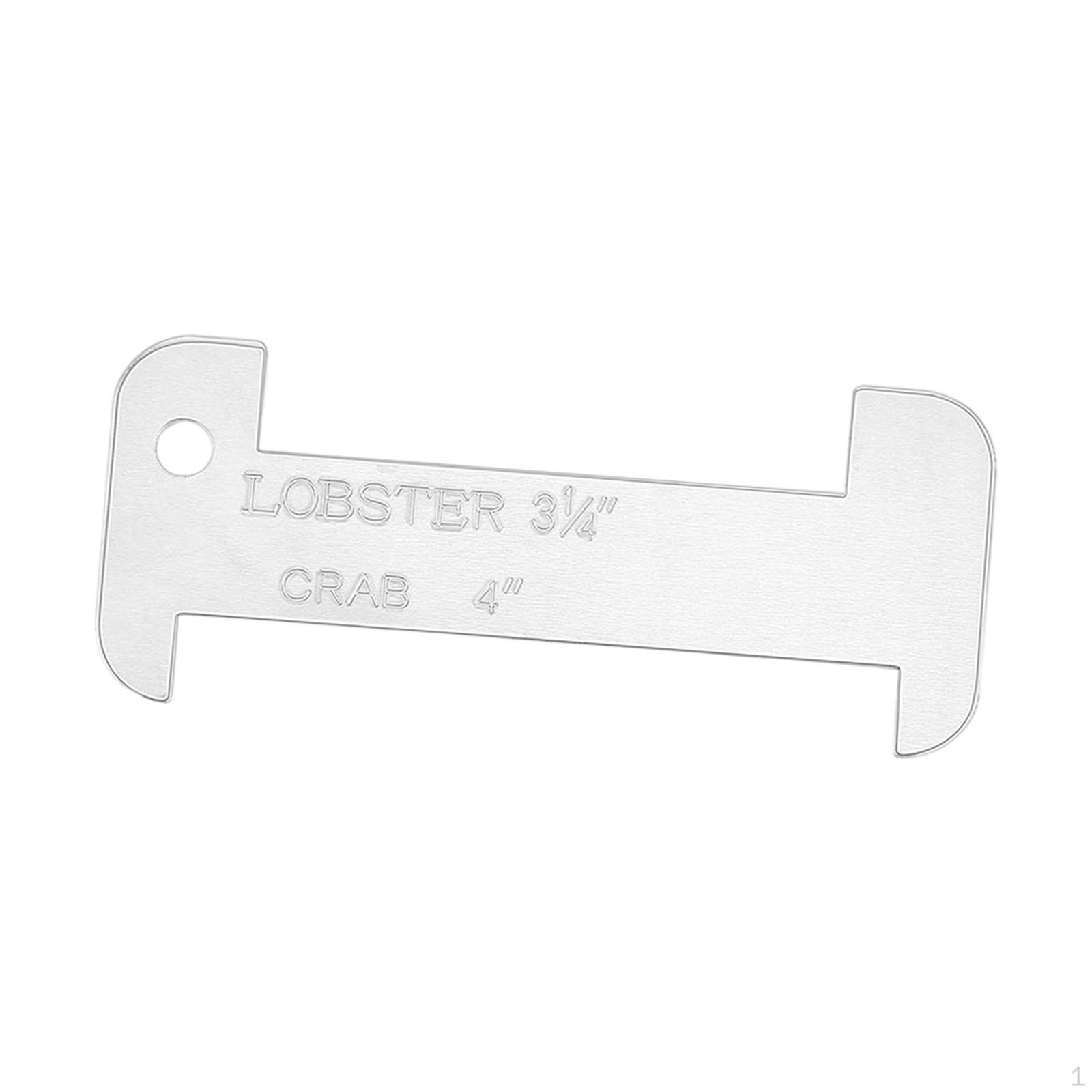 

Crab Gauge Measuring Tool for Seafood Cooking Portable Professional Lightweight Sturdy Kitchen