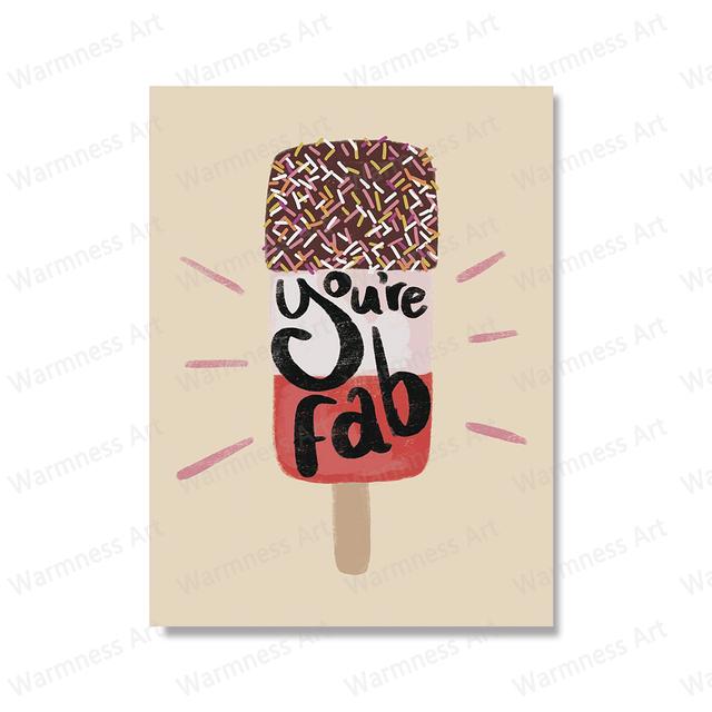 Jungle Tiger Striped Wall Art Oil Painting Poster Green Feather Print Living Room Decoration Picture