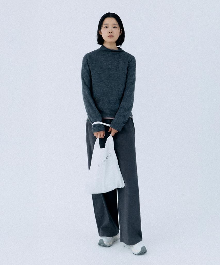 Monokeulom Dew Wholegarment Pullover (Charcoal)