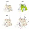 Cute Parrot Warm Hammock Soft Triangular Cotton Nest Easy to Use Pet Sleeping Bed  Intoor