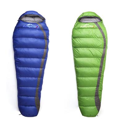 Kallt väder Mummy Sovsäck Vinter Sovsäck Down Sovsäck för Backpacking Camping