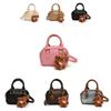 Adorable Mini Bear Keychain Shoulder Bag For Kids Stylish Pu Material Design