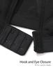 SYROKAN Plus Size Wireless Full Cup Running Sports Size H85 Women's Non-Slip Bra, Racerback, Black, 2,