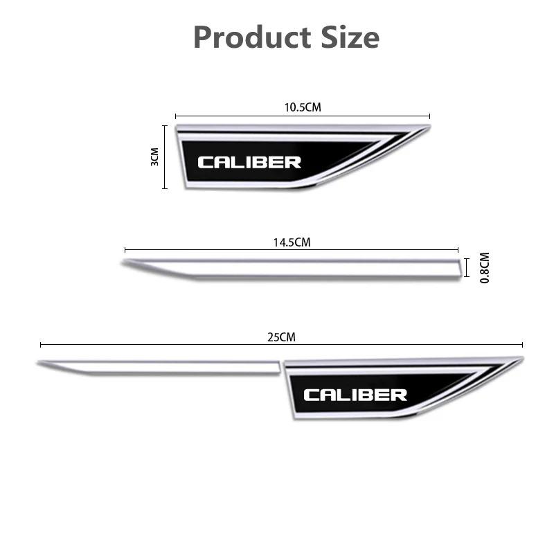 Metal Alloy Car Door Fender Blade Decal Badge Car Body Protective Sticker Decal for Dodge Caliber 2007 2008 2009 2010 2011 2012 PP2