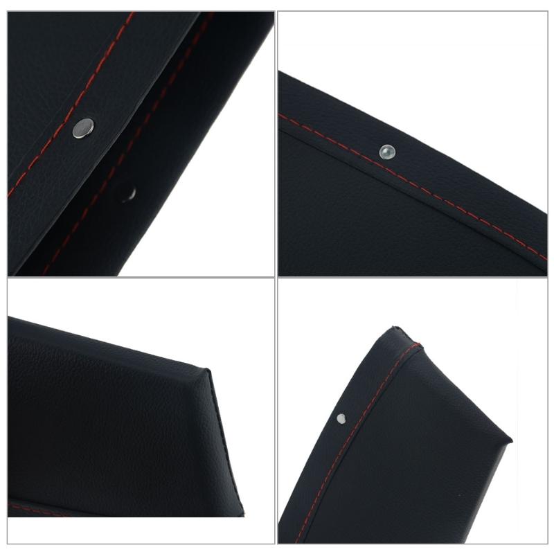 1Pcs Car Crevice Box Car Seat Slot Box Organizer PU Leather Car Seat Crevice Gap Storage Bag Phone & Key Holder Car Accessories