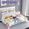 3pcs Gracie's Corner pattern bedding set duvet cover set includes duvet cover &pillowcases, perfect all season bedroom decoration & gift