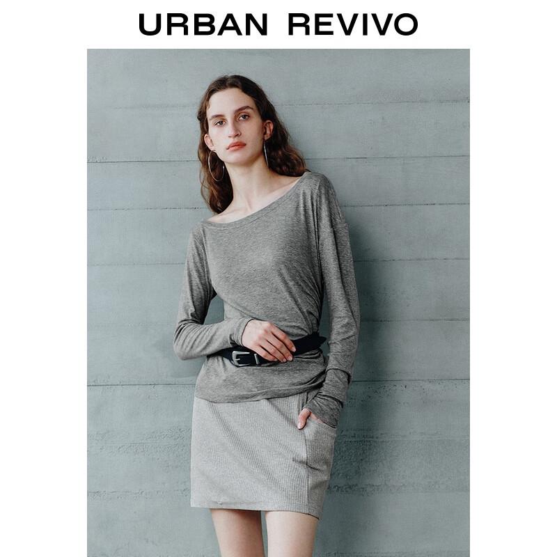UR Women's One-Shoulder Pleated T-Shirt