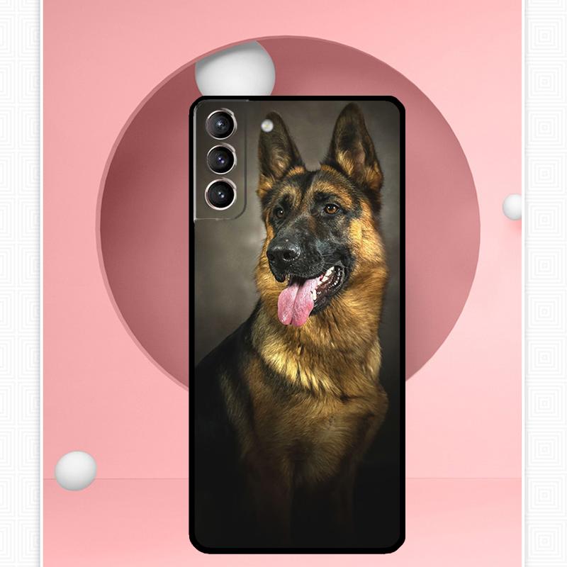 

Чехол Немецкая овчарка для Samsung Galaxy S24 S23 S22 Ultra Note 10 Plus Note 20 S9 S10 S20 S21 FE Задняя крышка Galaxy S10e