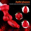 Red Giant Realistic Dildo Soft Silicone Suction Cup Anal Plug Dilation Durable Sex Toy for Women Men Prostate Massage 18+