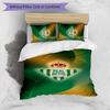 Set Lenzuola Stampato Calcio Real Betis 3 Pezzi, Comodo Set Copripiumino per Camera da Letto Amico della Pelle
