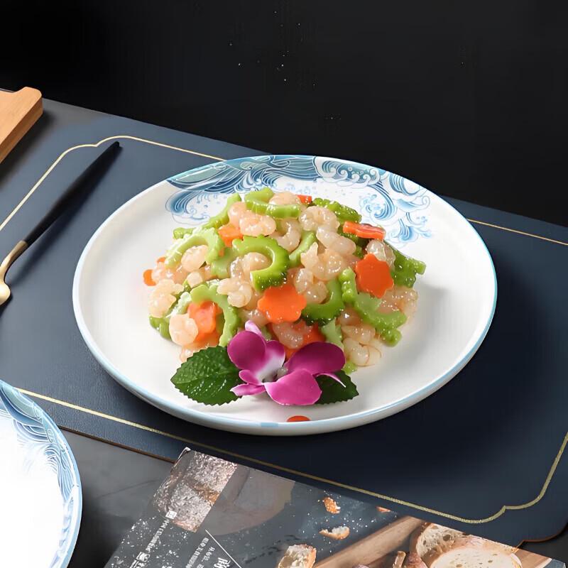 Chinese Style Ceramic Dinner Plate