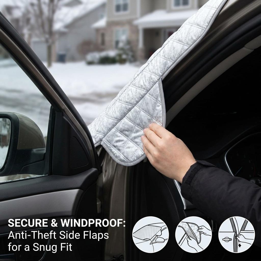 Thickened Car Windshield Cover: Anti-freeze, Anti-frost, Sunshade, Heat Insulation, and Rainproof