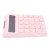 Solar Calculator 12 Digits Large Display Responsive Mechanical Buttons Cute Basic Standard Calculator for   Study