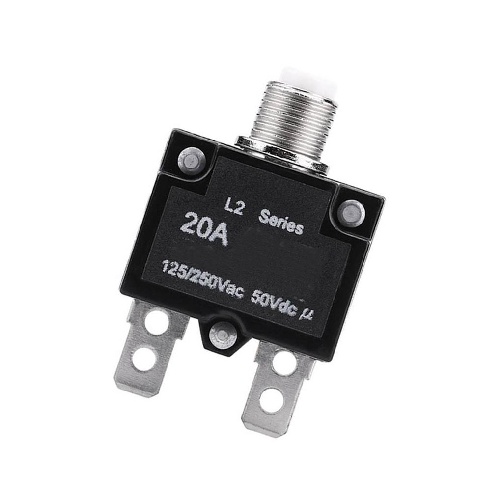 20A 125250V Rücksetzbarer thermischer Schalter Schutzschalter Überstrom Überlastschutz für Generator