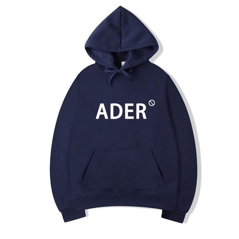 Moletom Marca Tide Ader Suéter Suéter de Lã Feminino Solto Casual com Capuz Pulôver Suéter Masculino Primavera e Outono