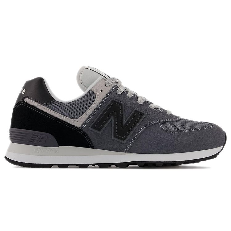 New Balance 574 Lifestyle Shoes Grey Black Men's ML574OS2