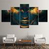 Canvas Painting Human Face Art Work 5 Pieces Wall Art Painting Modular Wallpapers Poster Print for Living Room Home Decor
