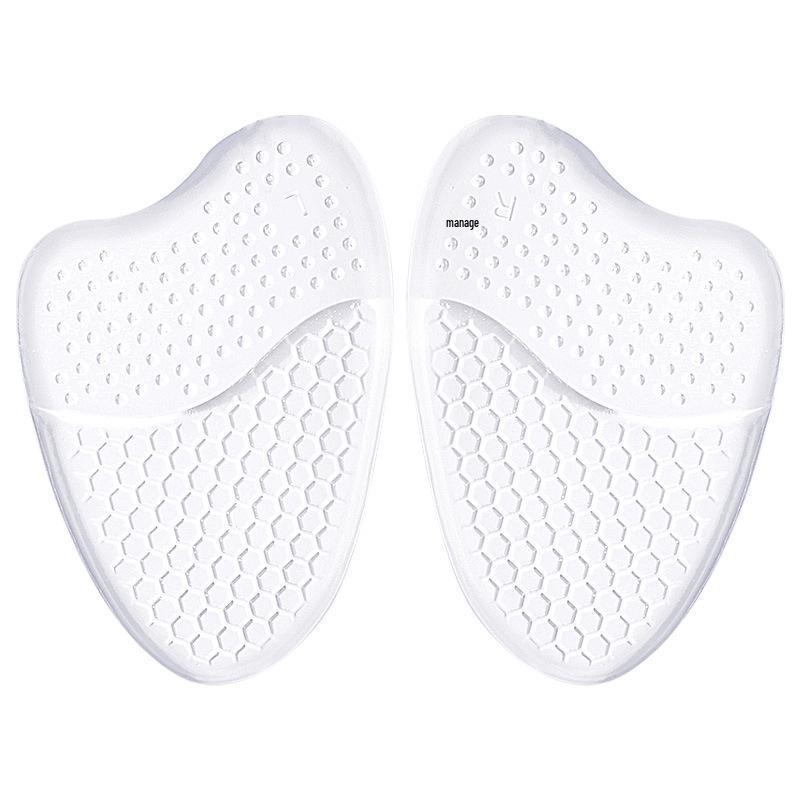 EL Rebound Soft Anti-Slip Forefoot Sole, Honeycomb G Particles, Shock-Absorbing Half-Size Pad for High Heels