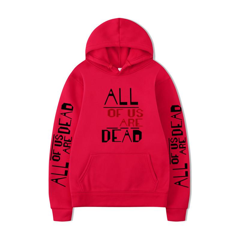 All of Us Are Dead Korean Drama Print Men's Hoodie Vintage Unisex Pullover Men Graphic Hoody Tops Oversize Clothing
