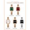 POEDAGAR Luxury Square Watch for Woman Waterproof Stainless Steel Quartz Watches Female Elegant Dress Simple Ladies Watch